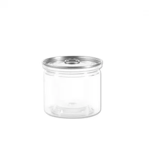 PET Plastic Can 307 series.  pull-top can