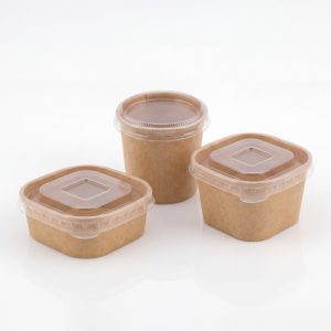 12oz Kraft Paper Soup Cup - 500pcs