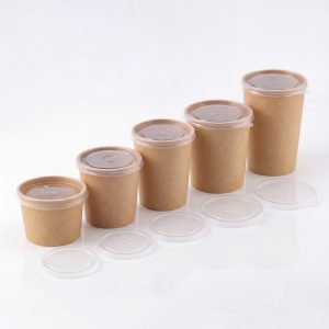 12oz Kraft Paper Soup Cup - 500pcs
