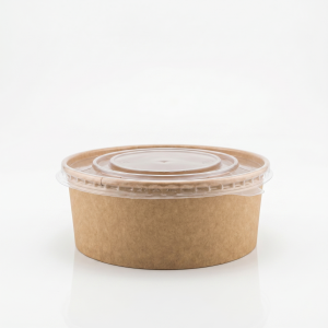 1100ml Kraft Paper Salad Bowl 1a 1100 ml Salad Bowl - 300pcs
