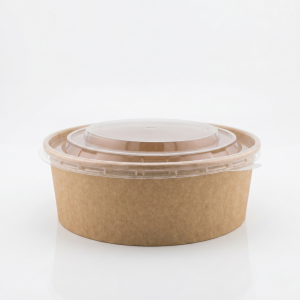 1500ml Kraft Paper Salad Bowl 1a 1500 ml Salad Bowl - 300pcs